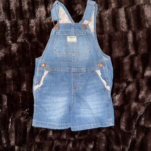 OshKosh B'gosh Denim Shortalls – Toddler Size 2T